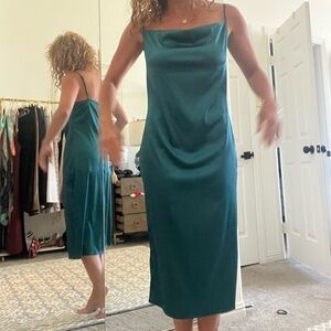 Teal dress